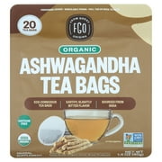 FGO Ashwagandha Tea, Organic, Eco-Conscious Tea Bags (20 Count)