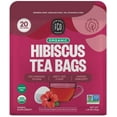 thumbnail image 1 of FGO Hibiscus Tea, Organic, Eco-Conscious Tea Bags (20 Count), 1 of 17