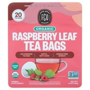 FGO Raspberry  Tea, Organic, Eco-Conscious Tea Bags (20 Count)