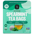 thumbnail image 1 of FGO Spearmint Tea, Organic, Eco-Conscious Tea Bags (20 Count), 1 of 11
