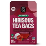 FGO Hibiscus Tea, Organic, Eco-Conscious Tea Bags (100 Count)