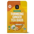 thumbnail image 1 of FGO Turmeric Ginger Tea, Organic, Eco-Conscious Tea Bags (100 Count), 1 of 10