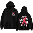 thumbnail image 1 of FGRSGHACVN Anti Social Social Club hooded sweatshirt ASSC American trend high street pullover sweatshirt letter clothing unisex, 1 of 6