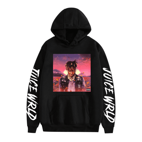 FGRSGHACVN Juice Wrld Hoodie 999 New Casual Long Sleeve Pullover Hip Hop Rapper Music Trend Sweatshirt