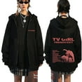 thumbnail image 1 of FGRSGHACVN Really Cares TV Girl Graphic Printing zipper hoodie Men Women Fashion Casual Oversized zippered jacket, 1 of 5