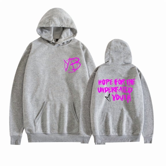 FGRSGHACVN Yungblu Merch Hoodie Unisex Fashion Hip Hop Long Sleeve Hooded Pullover Casual Loose Fit Cotton Sweatshirt