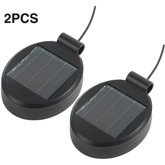 FGTHBF-2 Pack Solar Light Replacement Top Part Panel for Outdoor ...