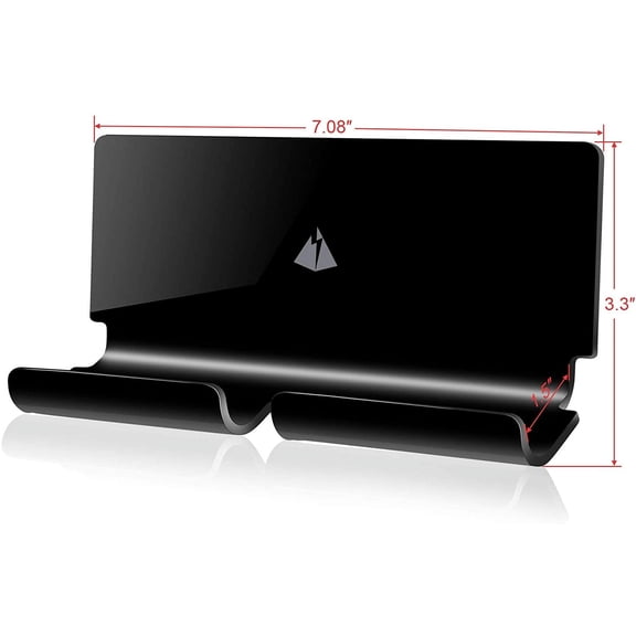 FGTHBF-Adhesive Wall Tablet Holder Mount Stand for Tablet Smartphones eReader Wall Holder Mount (Black)