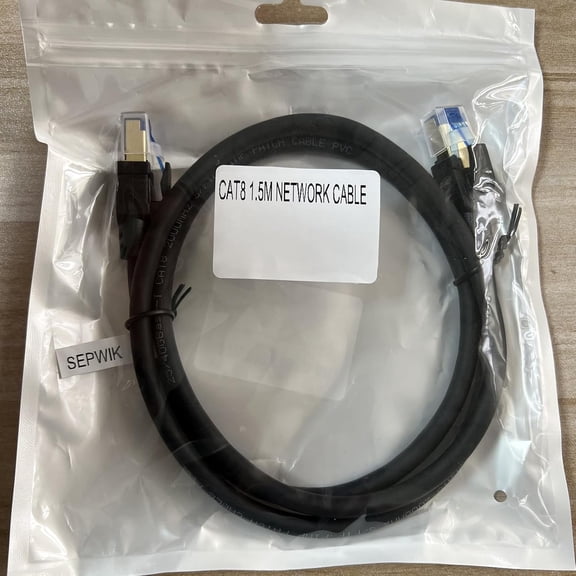 FGTHBF-Cat8 Ethernet Cable, High Speed Cat 8 Network Ethernet Patch Internet Cable with Gold Plated RJ45 Connector, Compatible with Cat7 Cat6, Gigabit S/FTP LAN Wire