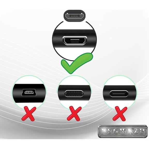 FGTHBF-Micro USB Cable 1ft - Left Angle, Data Transfer, Fast Charging Cord Short 12 inch 3-Pack
