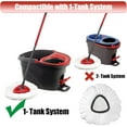 thumbnail image 1 of FGTHBF-Mop Head Replacement, 3 Pack Spin Mop Refill Replace Head Compatible with O Cedar Easywring 1-Tank System, Great Cleaning Power, Microfiber, Helper Housework, Machine Washable Easy-to-Replace,, 1 of 4