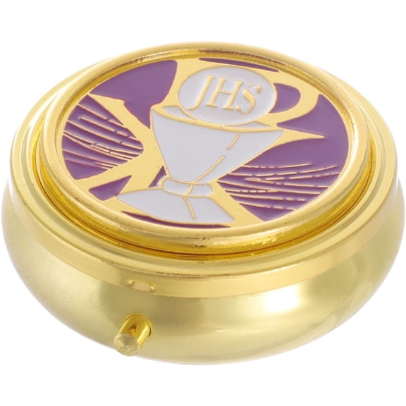 FGTHBF-Pyx for Communion Host Catholic, Baptism Keepsake Box, Unique First Communion Gifts, Prayer Box