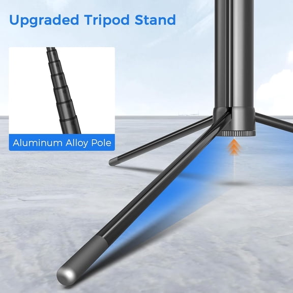FGTHBF-Selfie Stick Travel Tripod for Cell Phone with Remote Control and Phone Holder, Extendable Selfie Stick for iPhone, iPhone Tripod for Video Recording, 72 Inch, Black