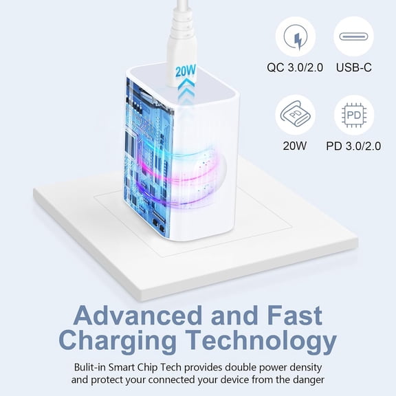 FGTHBF-USB C Samsung S25 FE Fast Charging Block for Galaxy S24 S23 FE Ultra S22 Plus S21 A16 A15 A25 A05 A05S A14 A54 A13,iPhone 16 Pro Max 15 Plus 14 13 12,20W Type C Plug Wall Power Fast Adapter Bo