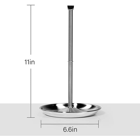 FGTHBF-Wine Decanter Drying Stand with Silicone Head to Prevent Scratches-Detachable Shelf Decanter Rack Holder with Drip Catching Base, Decanter and Wine Glass NOT Included (Water Plate Type)