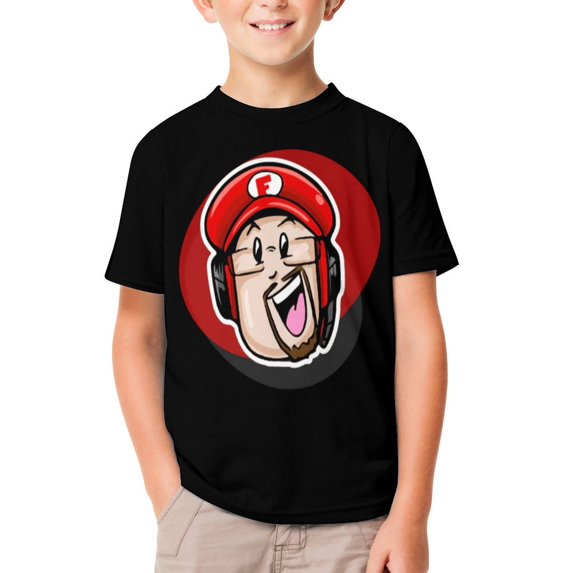 FGTeeV T-Shirts for Boys Girls, Kids 3D Print Short Sleeve, Unisex Crew Neck Tee Shirts for Youth