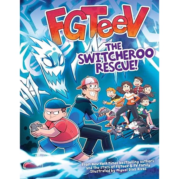 Pre-Owned FGTeeV: The Switcheroo Rescue!: A Graphic NovelA Graphic Novel Adventure of Gaming Frenemies, Body Swaps, and Ghostly Mayhem, 9780063093010, 0063093014, Paperback, Media tie-in edition