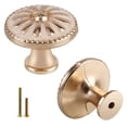 thumbnail image 1 of FGY 10pcs Kitchen Cabinet Knobs Pulls, Metal Round Cabinet Knobs, Drawer Dresser Handles Cupboard Door Heavy Knobs, Kitchen Cabinet Hardware with Screws for Bathroom Drawer, 1.18inch, White, 1 of 7