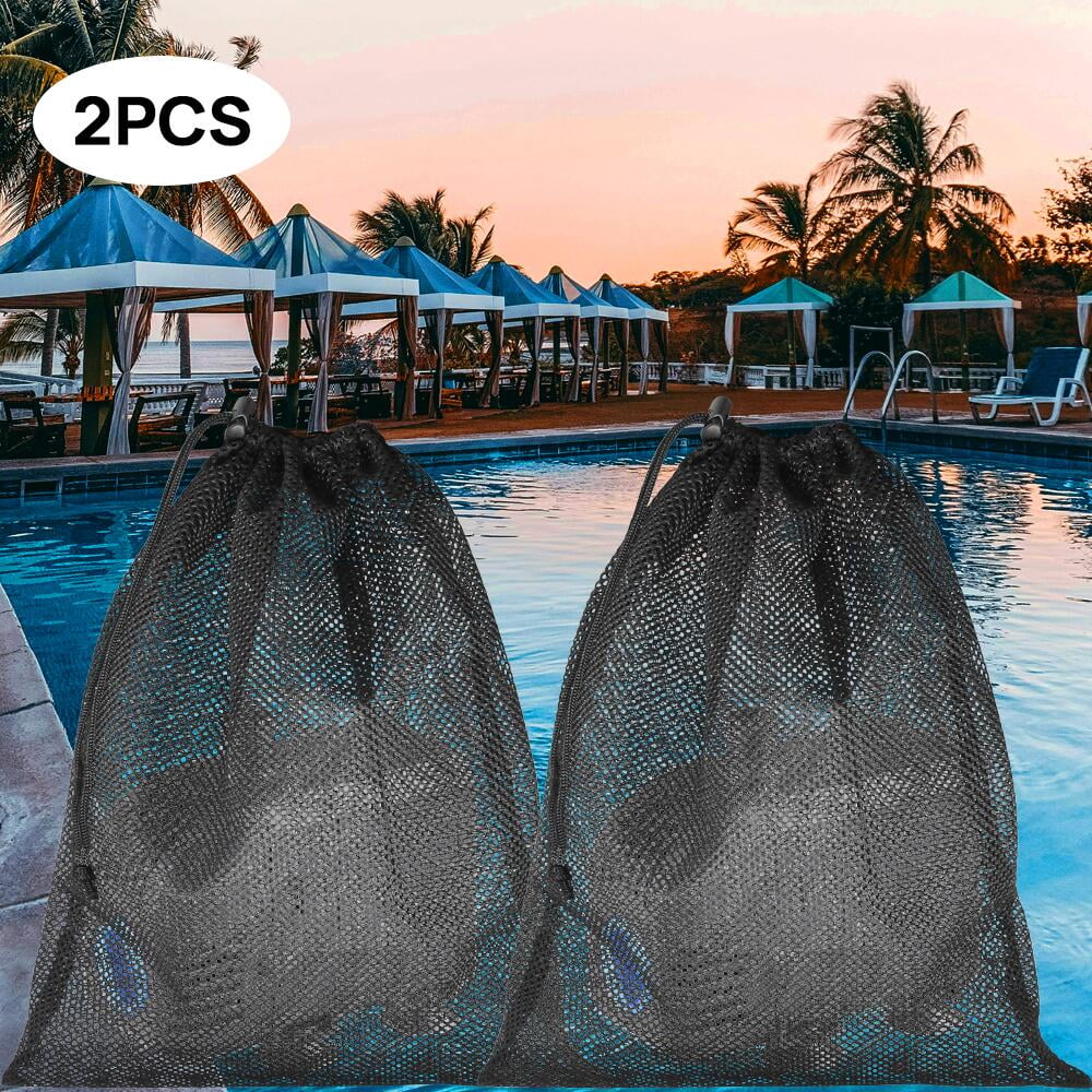 Foot Valve Sock 2 Pack Pond Pump Bag Pond Pump Filter Bag Pump Barrier Bag  Large Pump Pond Filter Pump, image size:1000x1000