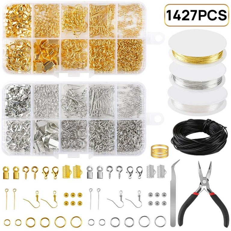 FGY 1427PCS Earring Making Kit Assorted Earring Hooks Jewelry