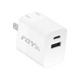 thumbnail image 1 of FGY 25W USB C Charger 2-Port Wall Charger for iPhone, Samsung, AirPods - White, 1 of 8