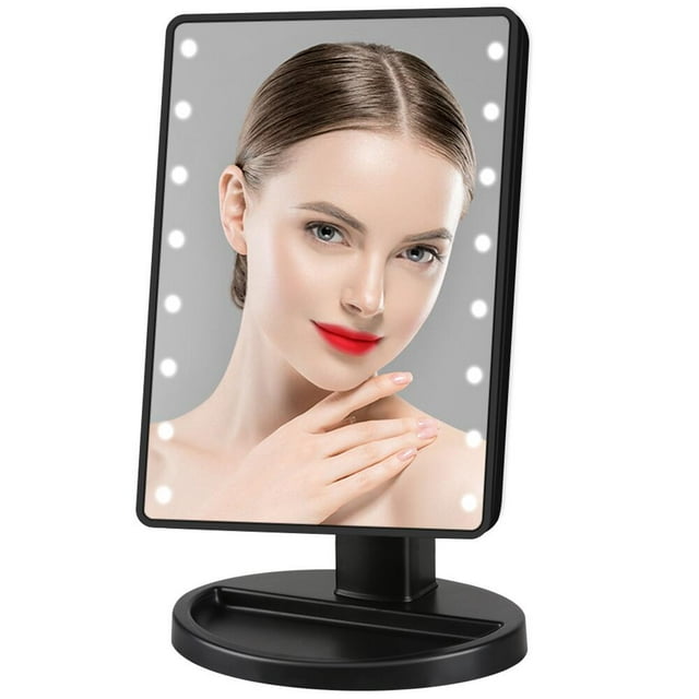 FGY Makeup Mirror Lighted Mirror LED Vanity Mirror 180 Rotating with