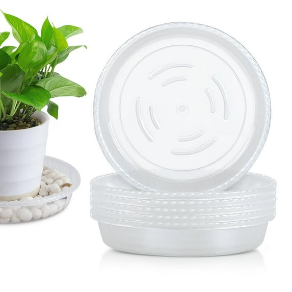 FGY Plant Saucer 6 Packs 6 inch Plastic Garden Plant Pot Drip Trays