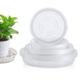 thumbnail image 1 of FGY Plant Saucer 9 Packs 6,8,10 inch Clear Plastic Plant Pot Drip Trays, 1 of 8