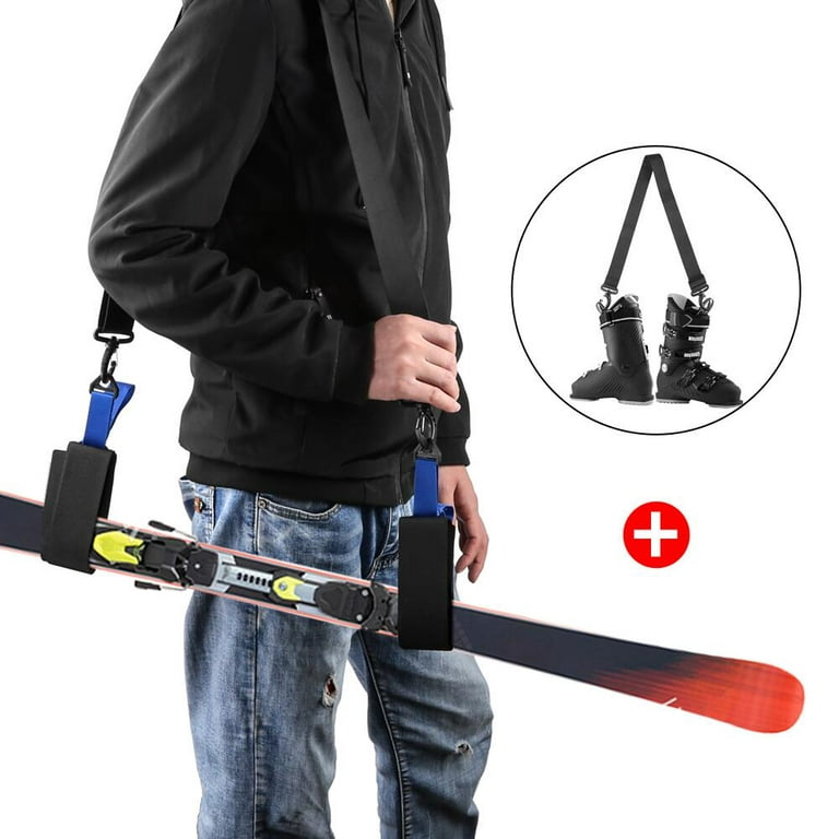 FGY Ski Straps Set Adjustable Ski and Boot Carrier Straps for Easy  Transportation of Ski Gear