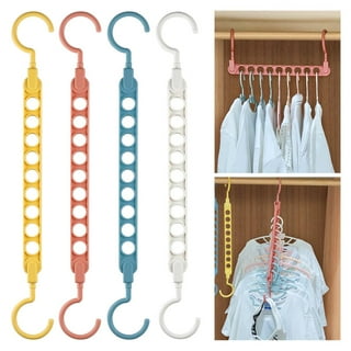 Meitianfacai Space Saving Hangers, Premium Hanger Hooks, Sturdy Cascading  Hangers with 6 Holes for Heavy Clothes, Closet Organizers and Storage