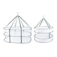 thumbnail image 1 of FGY Sweater Drying Rack Set - Foldable 3-Tier Flat Drying Rack & 2-Tier Mesh Clothes Drying Rack for Various Clothes, 1 of 6
