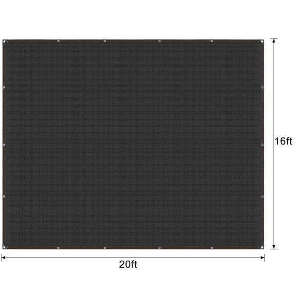 FGYRYK,Sunblock Shade Cloth Sunshade Net W/Grommets UV Resistant for Garden Patio Cover,16.4x20ft