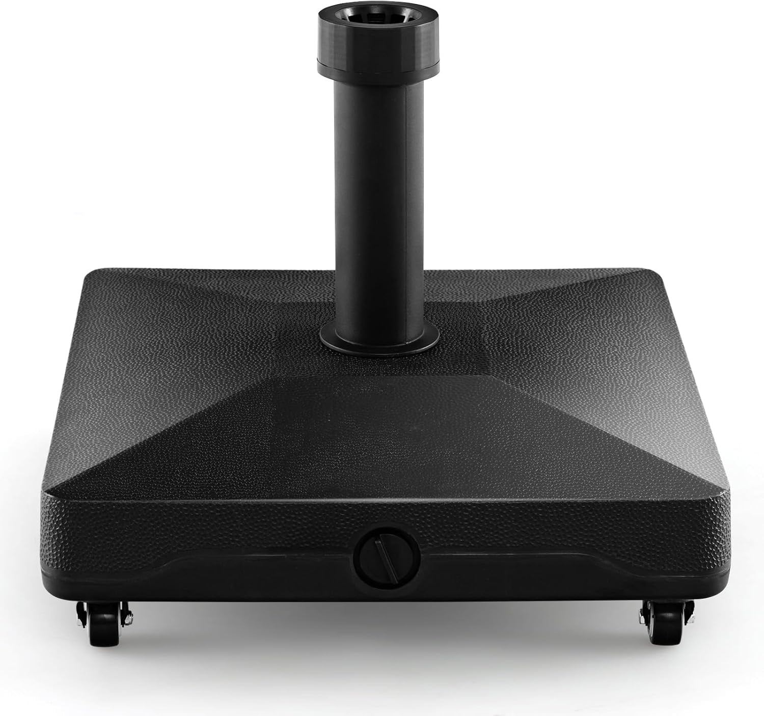 FGYRYK Umbrella Base with Wheels, 54 lbs Fillable Mobile Umbrella Base ...