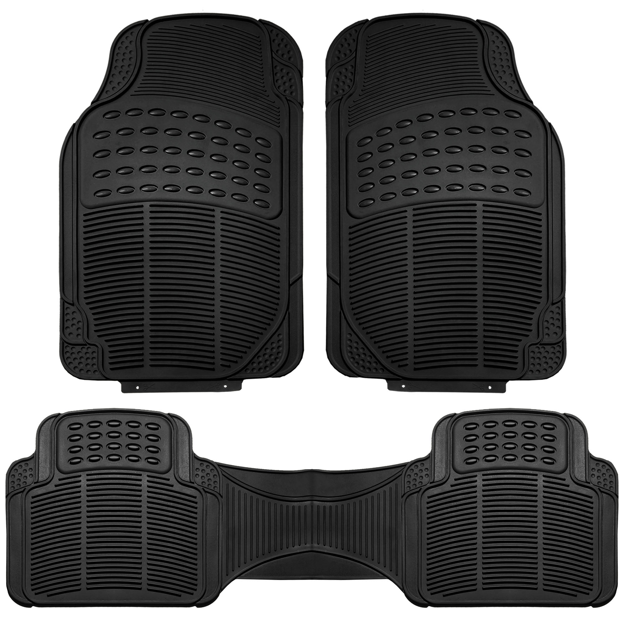 Universal Fit Heavy Duty Black Vinyl Cargo Mat Set