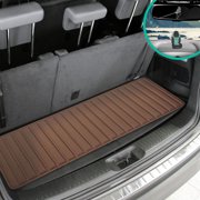 FH Group 14" Deluxe Faux Leather Multi-Purpose Brown Cargo Liner with Air Freshener