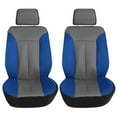thumbnail image 1 of FH Group Apex90 Superior Faux Leather Front Car Seat Covers for Cars, Trucks, Vans, SUVs, 1 of 6