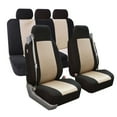 thumbnail image 1 of FH Group Built-In Seatbelt Cloth Seat Covers Fit For Car Truck SUV Van - Full Set, 1 of 4