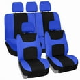 thumbnail image 1 of FH Group Car Seat Covers Flat Cloth, Full Set w/ Trimmable Rubber Floor Mats, 1 of 8