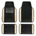 thumbnail image 1 of FH Group Carpet Floor Mats for Car, SUV, Van Universal Fit w/ Free Gift - Full Set F14407Beige, 1 of 10