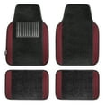 thumbnail image 1 of FH Group Carpet Floor Mats for Car, SUV, Van Universal Fit w/ Free Gift - Full Set F14407Burgundy, 1 of 10