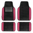 thumbnail image 1 of FH Group Carpet Floor Mats for Car, SUV, Van Universal Fit w/ Free Gift - Full Set F14407Pink, 1 of 10