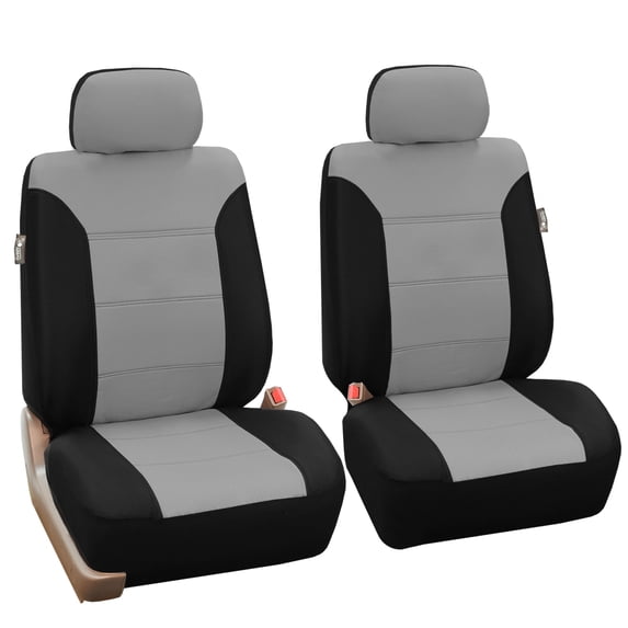 FH Group Classic Khaki Universal Seat Covers Fit For Car Truck SUV Van - Front Seats