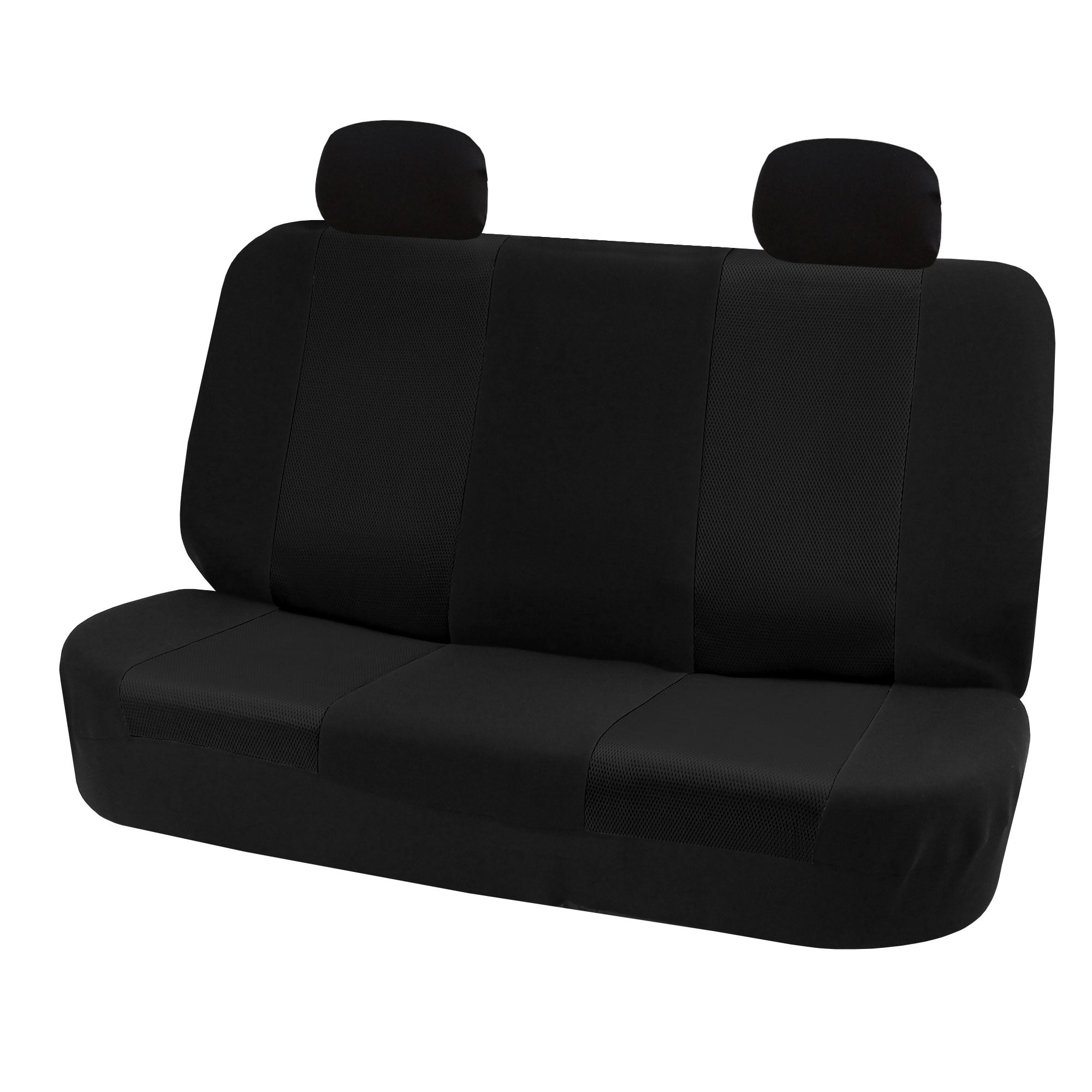 FH Group Classic Two Tone Universal Fit Cloth Seat Cover For Car Truck