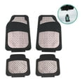 thumbnail image 1 of FH Group Climaproof Rubber Car Floor Mat, Universal 4pc Gray Floor Mats with Air Freshener, 1 of 9