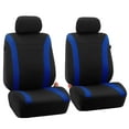 thumbnail image 1 of FH Group Cosmopolitan Flat Cloth Car Seat Covers Fit For Car Truck SUV Van - Front Row, 1 of 7