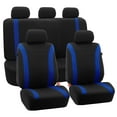 thumbnail image 1 of FH Group Cosmopolitan Flat Cloth Car Seat Covers Fit For Car Truck SUV Van - Full Set, 1 of 8