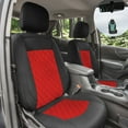 thumbnail image 1 of FH Group Custom Fit Car Seat Cover for 2018-2023 Chevy Equinox, Red Full Set Neoprene Seat Covers with Air Freshener, 1 of 14