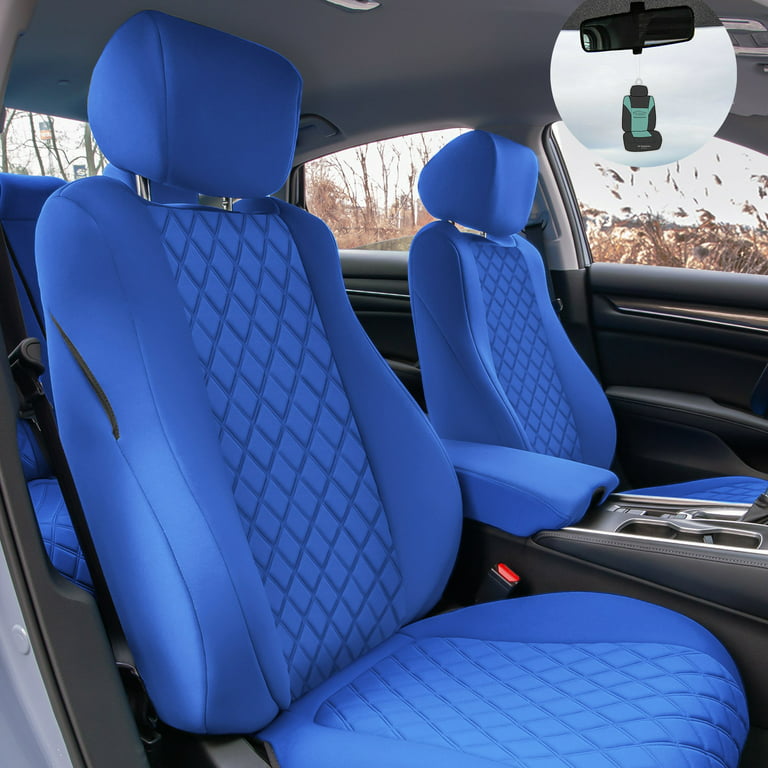FH Group Custom Fit Car Seat Cover for 2023-2024 Honda Accord, Solid Blue  Front Set Seat Covers with Air Freshener