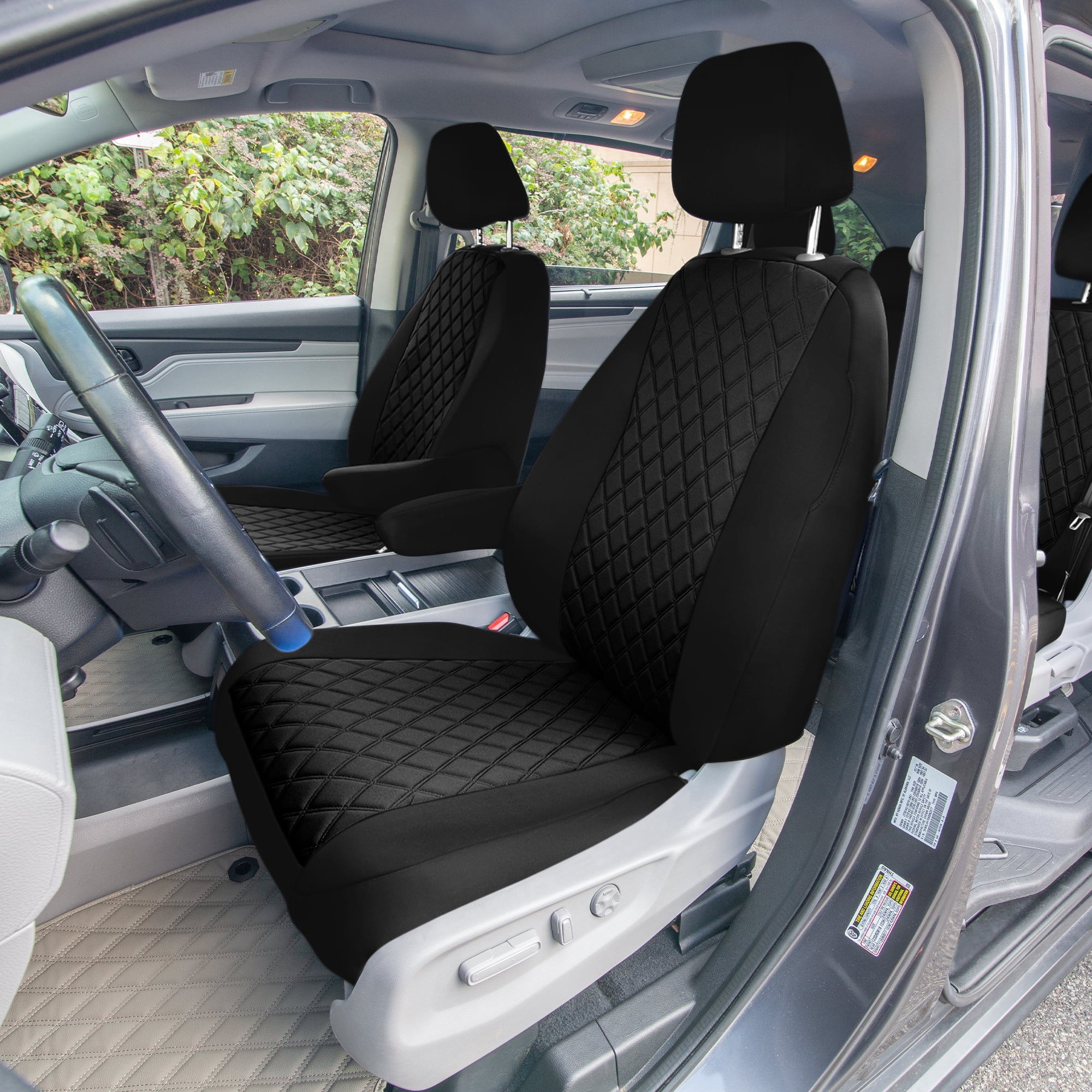 FH Group Custom Fit Car Seat Covers for 2018–2024 Honda Odyssey, Car