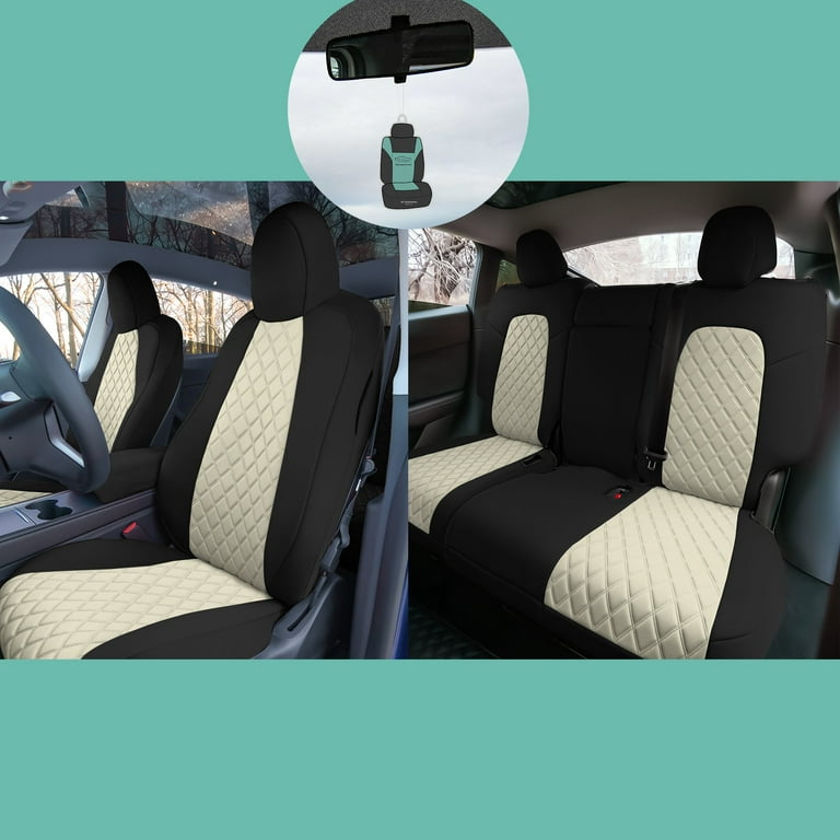FH Group Custom Fit Neoprene Car Seat Cover for 2020-2024 Tesla